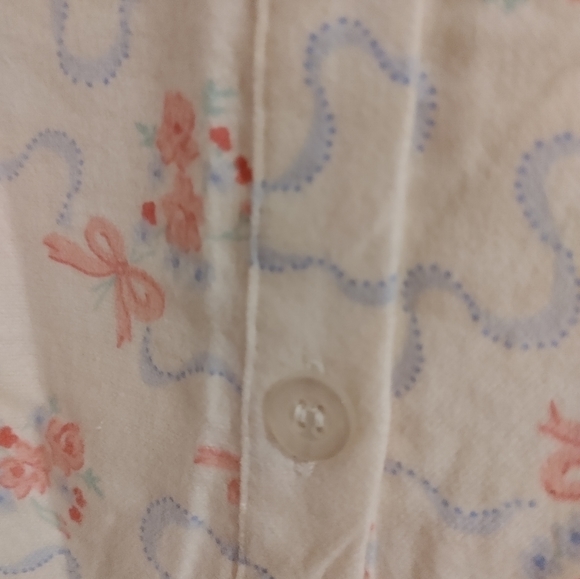 VINTAGE VERADONNA 2 Piece Flannel Pajamas Size Large - Picture 6 of 11